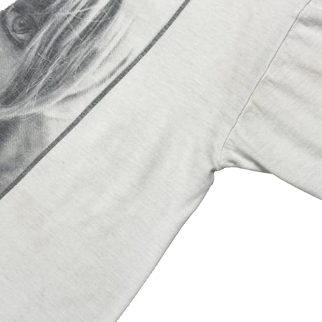 NIRVANA KURT COBIAN MEMORIAL MONOCHROME PORTRAIT FACE WHITE EURO XL 6830