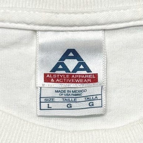 METALLICA 2004 SAN FRANCISCO FLAME LS WHITE ALSTYLE LARGE 3359