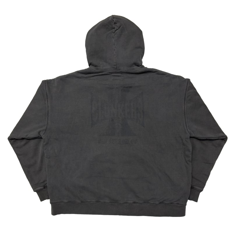 黒　greatLAnd ORIGINAL CLUNKERS ZIP hoodie greatLAnd ORIGINAL CLUNKERS ZIP HOODIE / DOUBLE