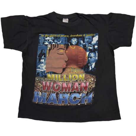 MILLION WOMAN MARCH 1997 BENJAMIN FRANKLIN PARKWAY RAP DESIGN XL 6838