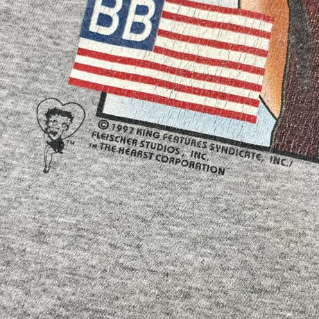 BETTY BOOP BOOP SPORT POLO SPORT PARODY GREY anvil XL 8151