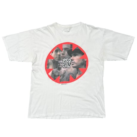 RED HOT CHILI PEPPERS 1992 ORANGE CIRCLE MEMBER WHITE EURO XL 3931