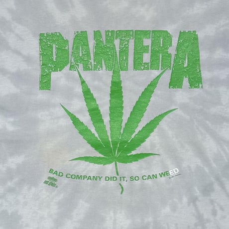 PANTERA BAD COMPANY DID IT, SO CAN WEED 1991 HANES XL 0608