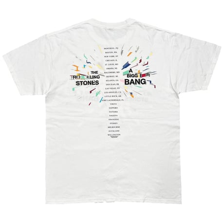 THE ROLLING STONES A BIGGER BANG TOUR WHITE ANVIL XL 6656