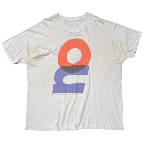 NEW ORDER WORLD TOUR 1987 WHITE FITS XL 0781