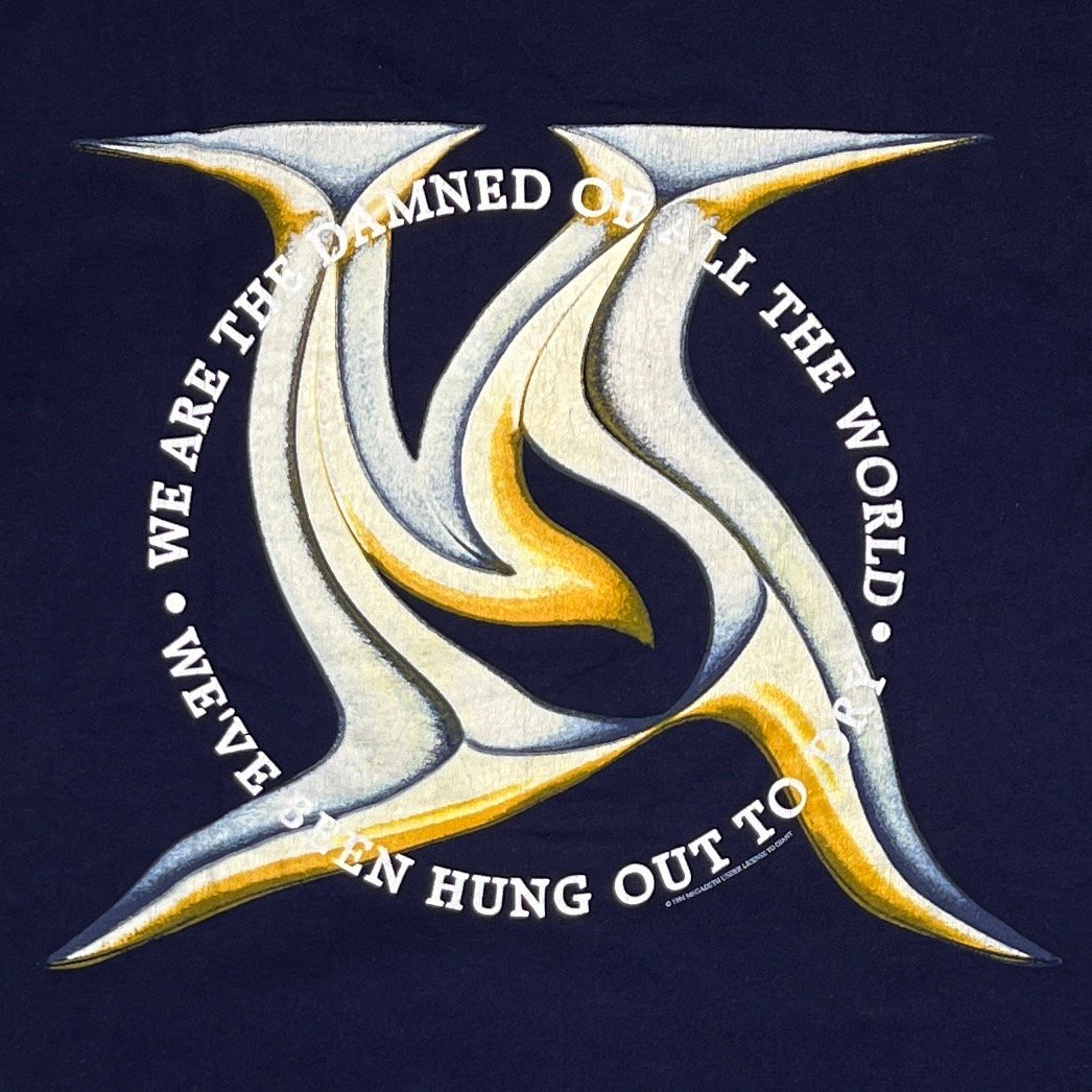 MEGADETH 1994 YOUTHANASIA NAVY giant BY TEE JAY