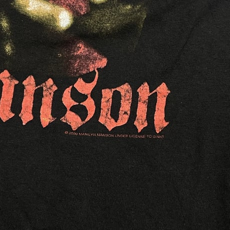 MARILYN MANSON 2000 APE OF GOD  EURO TAG XL 1575