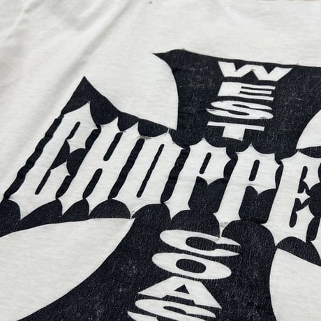 WEST COAST CHOPPERS IRON CROSS WHITE GILDAN LARGE 8192