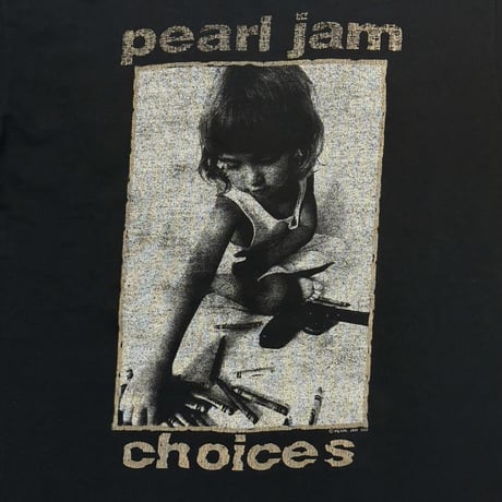 PEARL JAM choices 1992 FRUIT OF THE LOOM LARGE