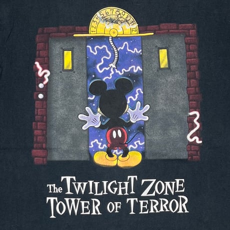 DISNEY VINTAGE TWILIGHT ZONE TOWER OF TERROR MICKEY LARGE 2889