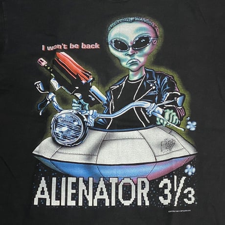ALIEN WORKSHOP ALIENATOR 3 1/3 1996 TEE 6533