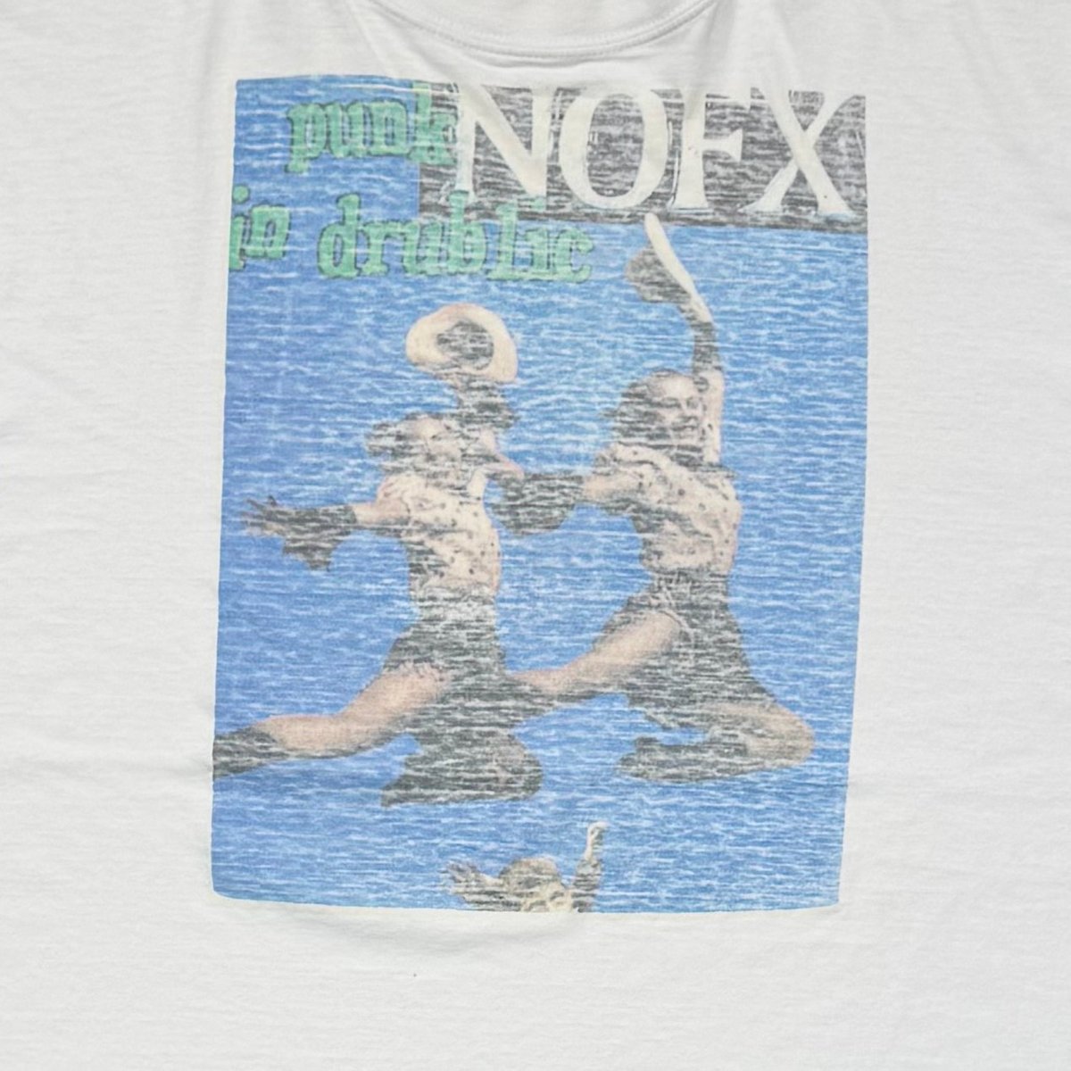 NOFX PUNK IN DRUBLIC BOOTLEG WHITE FITS XL 2701
