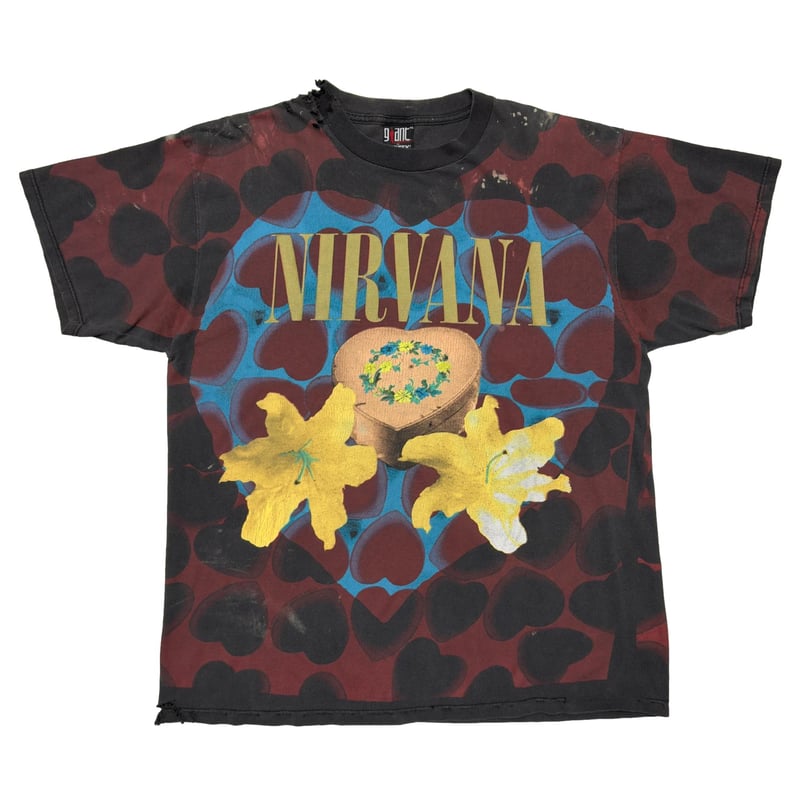 NIRVANA HEART SHAPED BOX GIANT BY TULTEX XL 218