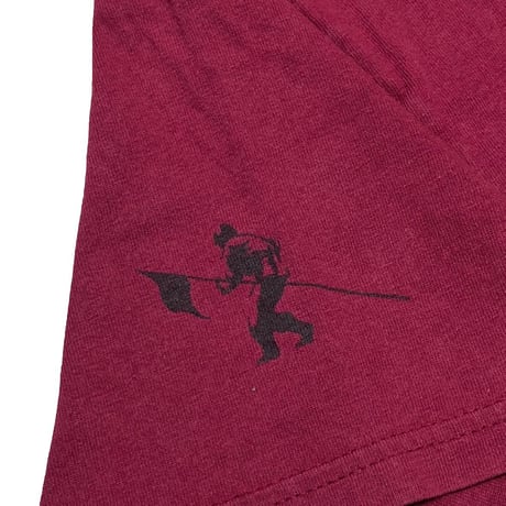 LINKIN PARK HYBRID THEORY ARM BLACK PRINT BURGUNDY HANES LARGE 2809