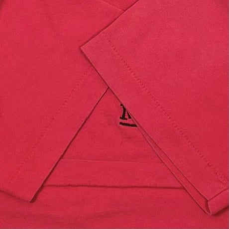 MUSTANG FRONT EMBROIDERY LOGO RED FRUIT OF THE LOOM LARGE 3220