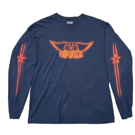 AEROSMITH NEON SIGN LOGO LS NAVY OPTIMA XL 6125