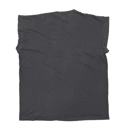 FUCK FINGER MONOCHROME ILLUST SLEEVELESS FITS LARGE 0007
