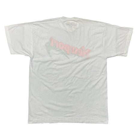 NEWPORT LOGO TEE WHITE SCREEN STARS XL 6203