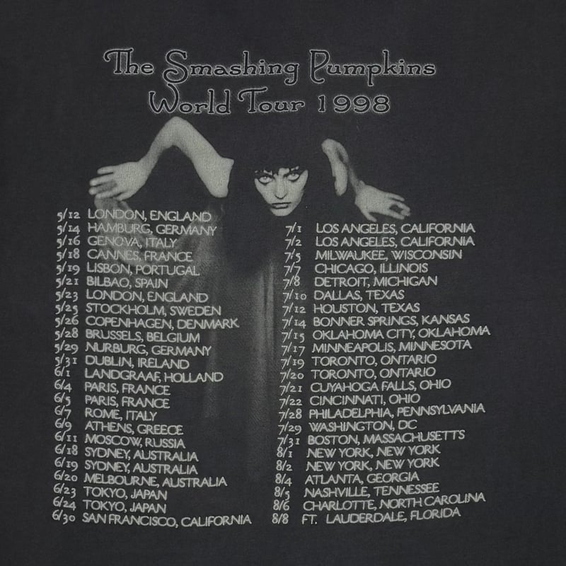 THE SMASHING PUMPKINS ADORE WORLD TOUR 1998 FIT