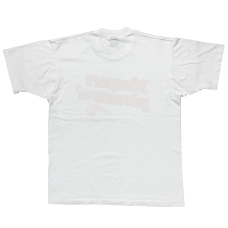 Newport Newport Pleasure! ORANGE TEXT LOGO WHITE FRUIT OF THE LOOM LARGE 6758
