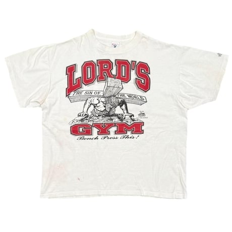 LORD'S GYM HIS PAIN YOUR GAIN WHITE DELTA XL 3656