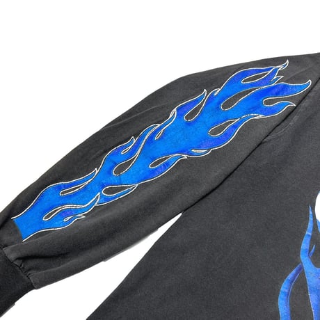 HARLEY DAVIDSON	BLUE V FLAME SNDIEGO EMBLEM LS LARGE 5963