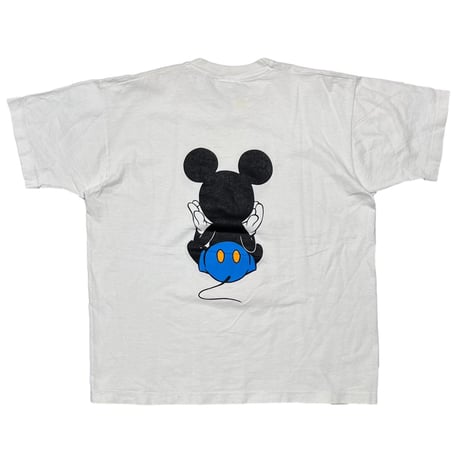 DISNEY VINTAGE MICKEY MOUSE LINK PRINT WHITE FITS XL 9108