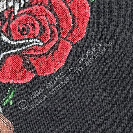 GUNS N' ROSES 1990 SKULL GUN HEART FITS XL 9252