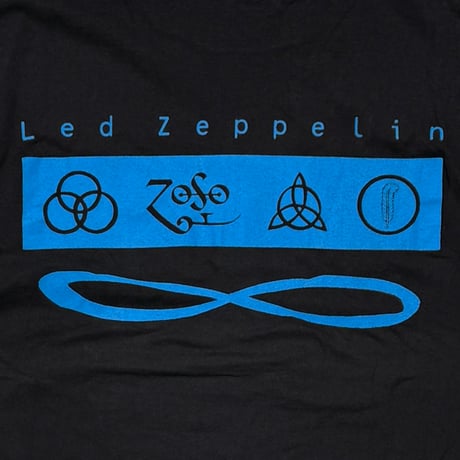 LED ZEPPELIN 1990 FRONT MEMBER PRINT HANES XL 8711