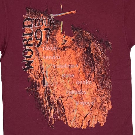 MEADETH CRYPTIC WRITINGS WORLD TOUR 1997 BURGUNDY giant MEDIUM 7733