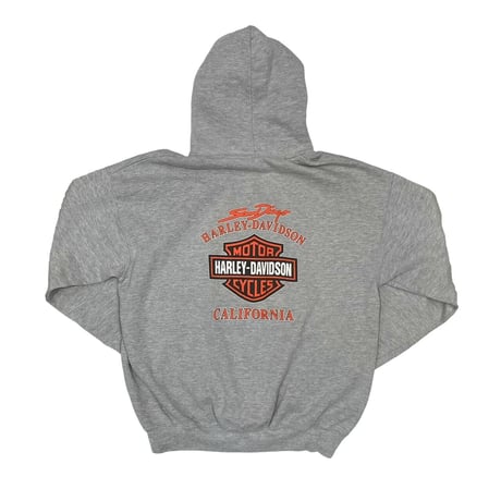 HARLEY DAVIDSON San Diego CALIFORNIA HOODED SWEATSHIRT GREY XL 4084