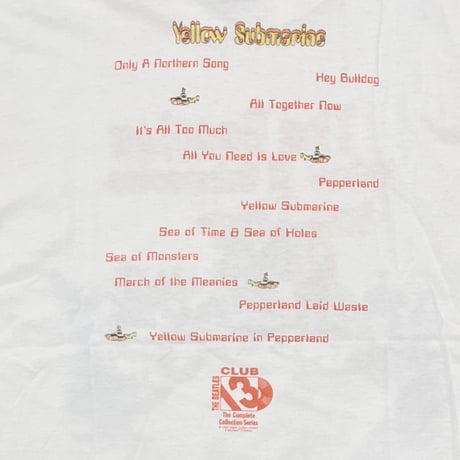 THE BEATLES YELLOW SABMARINE NOTHING IS REAL WHITE GILDAN XL 1811