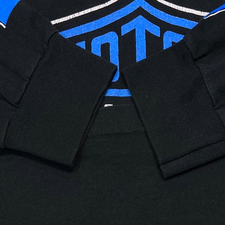 HARLEY DAVIDSON 90s BLUE FIRE FLAME ALDO'S SHOP LS XL 9316