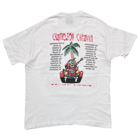 JIMMY BUFFETT CHAMELEON CARAVAN TOUR 1993 WHITE GIANT XL 6947
