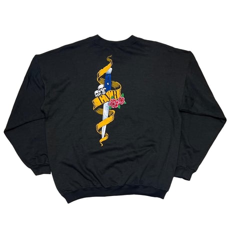 GUNS N' ROSES SKULL GUNS CREWNECK SWEAT BLACK XL 3733