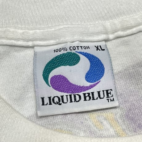 GRATEFUL DEAD 1993 SHIP OF FOOLS SKULL PIRATES WHITE LIQUID BLUE XL 1568