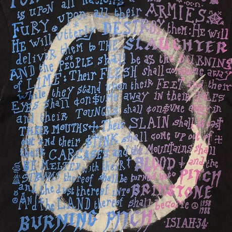 MOSQUITOHEAD PEACE SIGN ISIAH 34 STEDMAN XL 7149