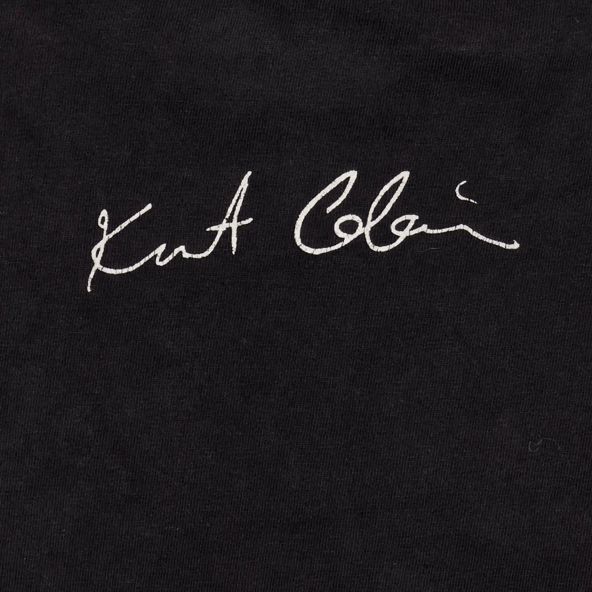 NIRVANA 1998 KURT COBAIN MEMORIAL FACE BLACK GI