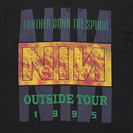 NINE INCH NAILS DAVID BOWIE FURTHER DOWN THE SPIRAL OUTSIDE TOUR LARGE 0006