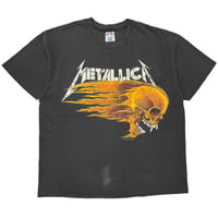 METALLICA PUSHEAD SIDE FLAMING VAMPIRE SKULL HANES XL 8111