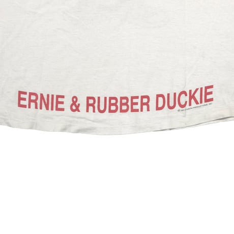 SESAME STREET ERNIE & RUBBER DUCKIE WHITE FITS XL 8363