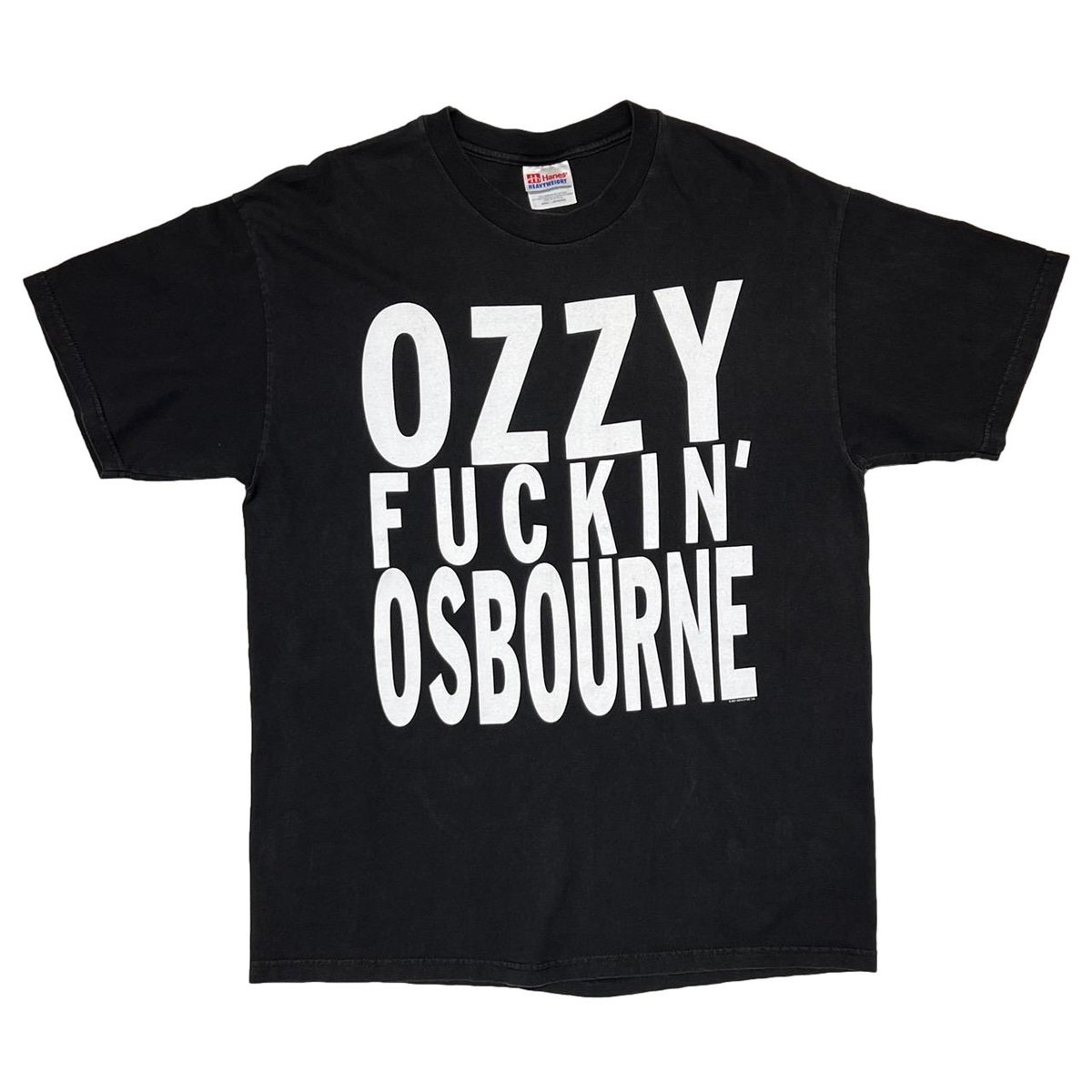 OZZY OSBOURNE 2001 FUCKIN' OSBOURNE HANES LARGE