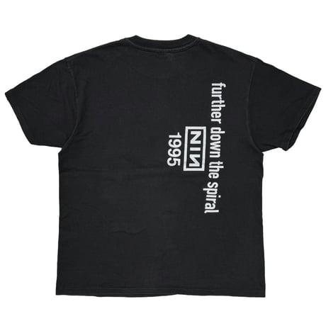 NINE INCH NAILS FURTHER DOWN THE SPIRAL HANES LARGE 5132
