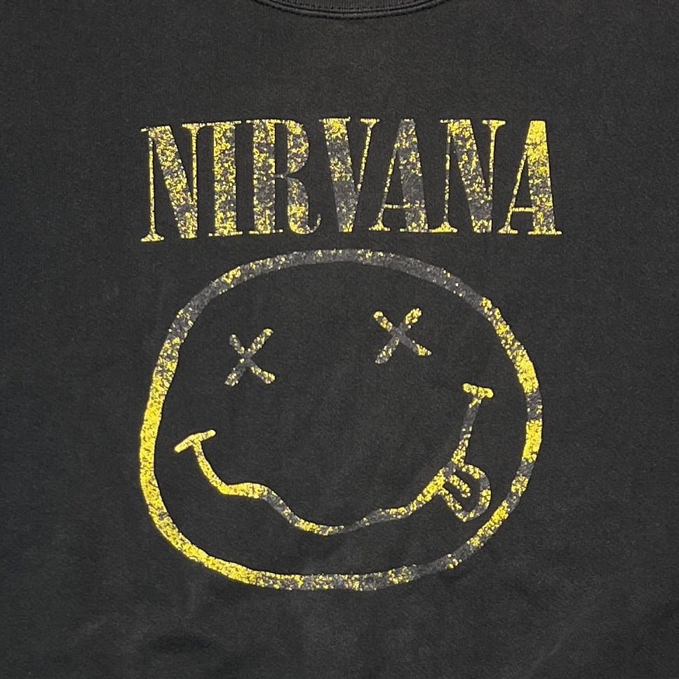 NIRVANA SMILE CREWNECK SWEAT LEE LARGE 2665 | g