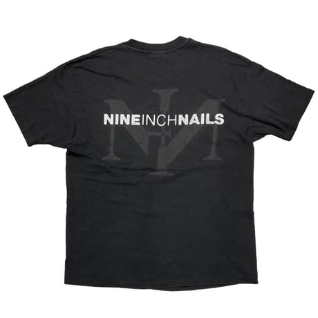 NINE INCH NAILS BOX LOGO HANES XL 6377