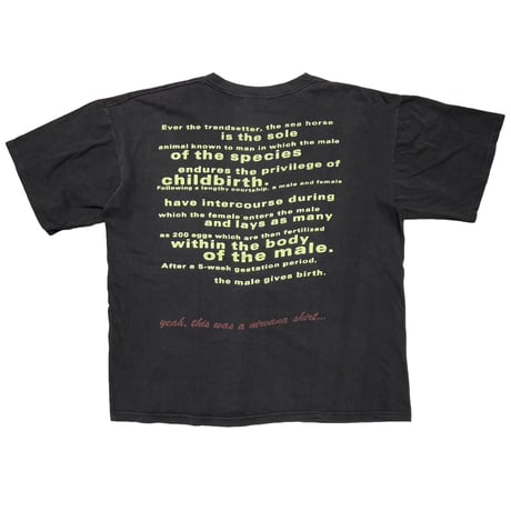 NIRVANA COME AS YOU ARE SEA HORSE GIANT XL 2392