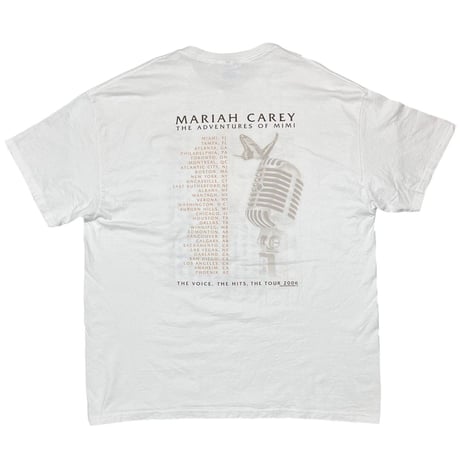 MARIAH CAREY 2006 THE ADVENTURES OF MIMI WHITE HANES XL 7793