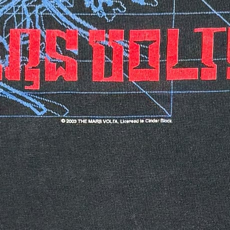 THE MARS VOLTA 2003 CINDER BLOCK FITS XL 0276