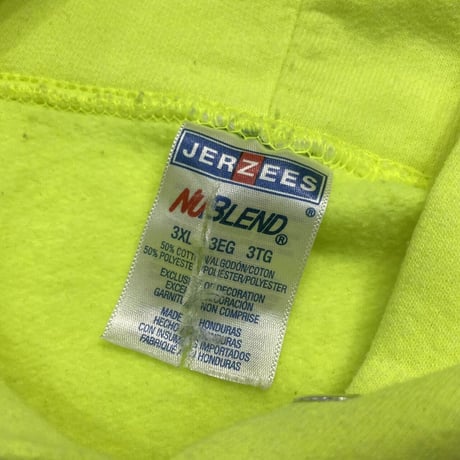 HARLEY DAVIDSON LOGO HOODED SWEATSHIRT FLUORESCENT YELLOW 3XL 4085