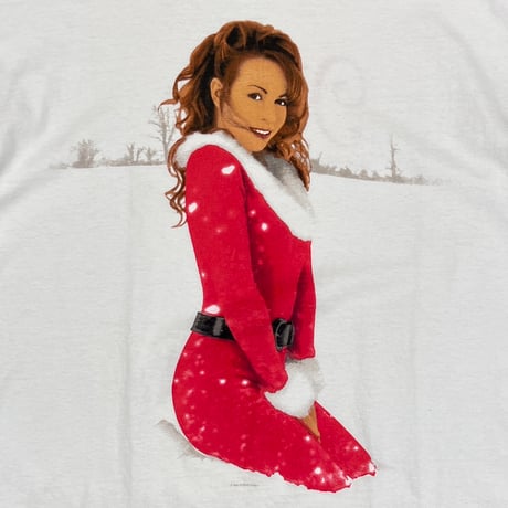 MARIAH CAREY 1994 MERRY CHRISTMAS WHITE ALL SPORT XL 2493